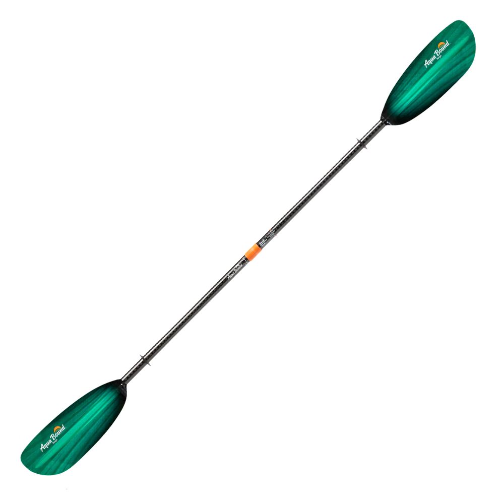 Aqua-Bound Tango, Fibre Glass, 2-Piece Straight Shaft Kayak Paddle green tide