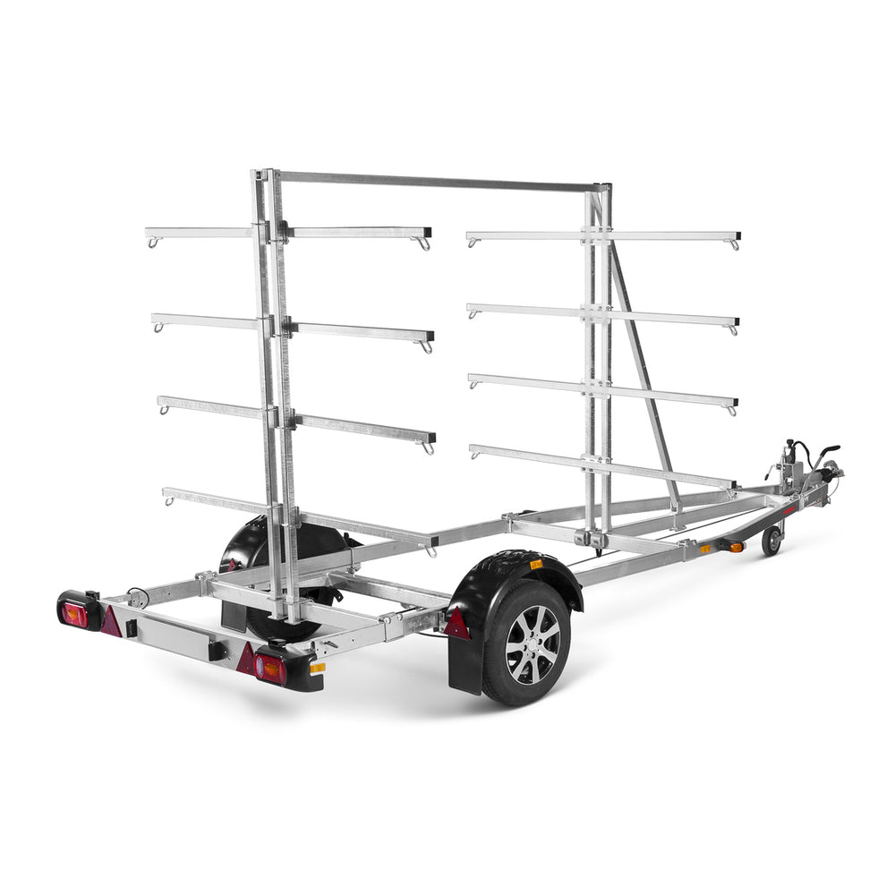 Brenderup 161000B CX Canoe/Kayak trailer rear