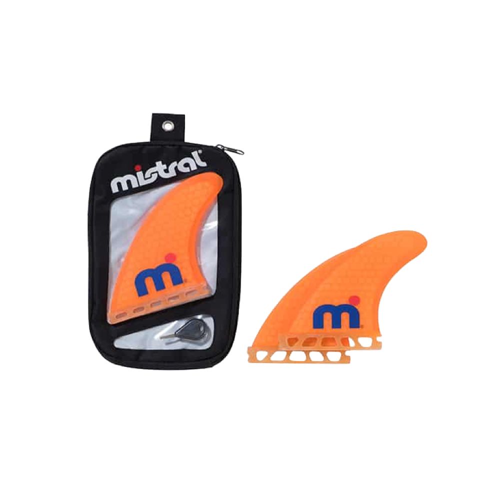 Mistral F5 SUP Thruster Fin Honeycomb Orange 3 pcs