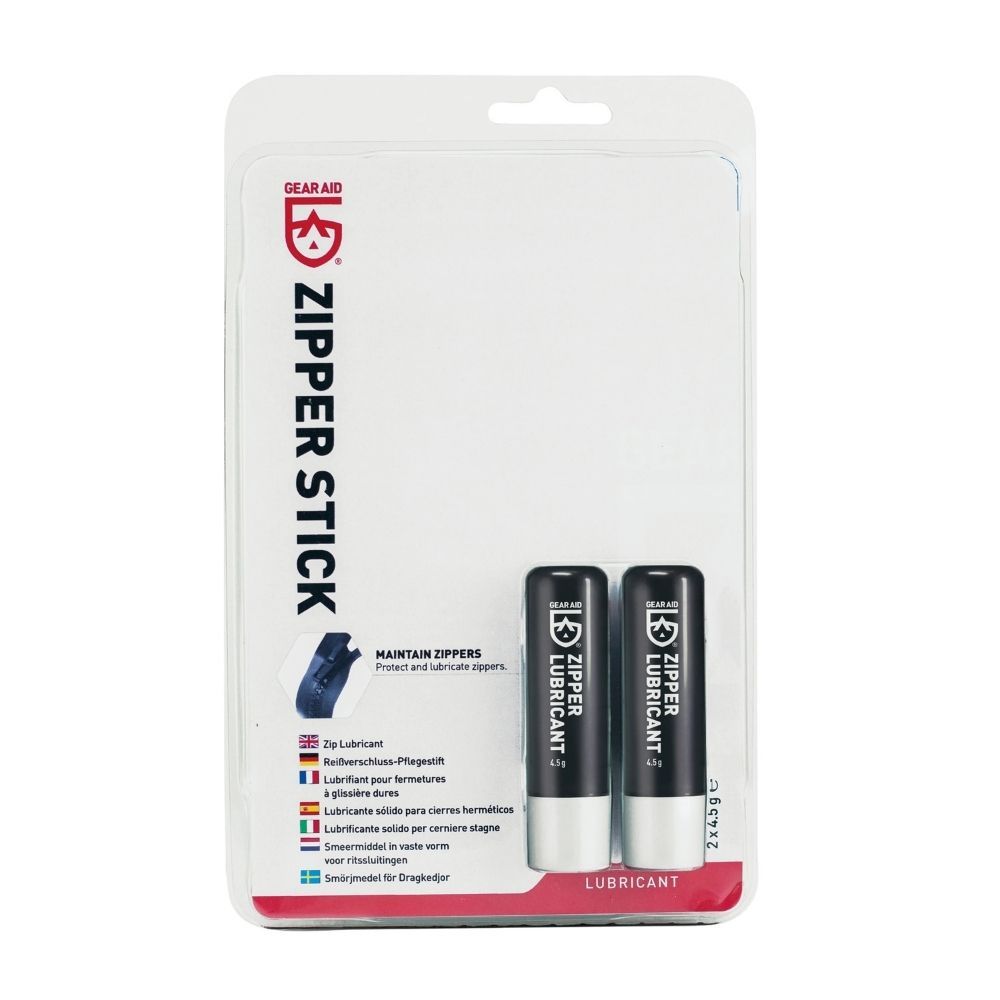 Gear Aid Zipper Lubricant Stick in clamshell case