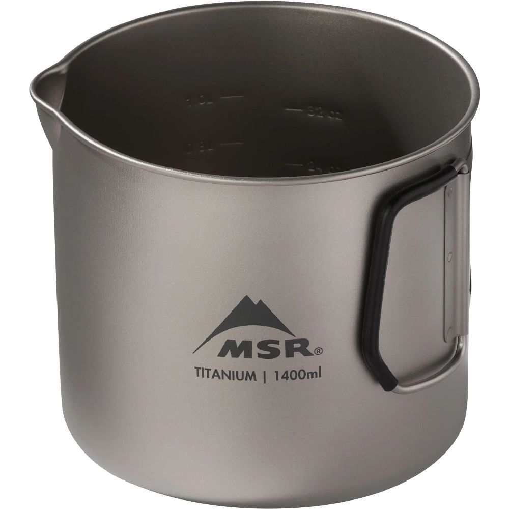 MSR Titan Kettle without lid and handle folded