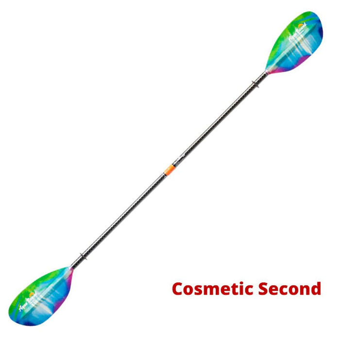 Aqua-Bound Whiskey, Fibre Glass, 2-Piece Straight Shaft Kayak Paddle Cosmetic Seconds norther lights