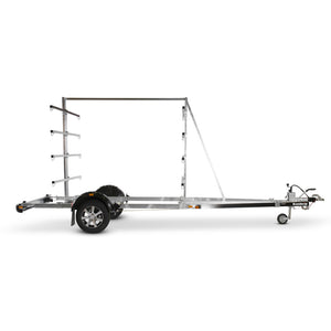 Brenderup 161000B CX Canoe/Kayak trailer side view