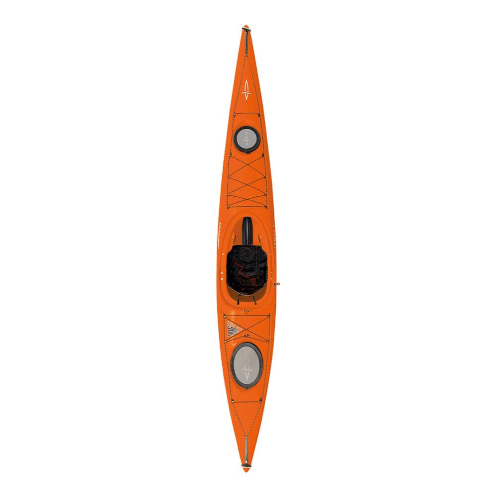 Dagger Stratos 14.5 Kayak orange top view