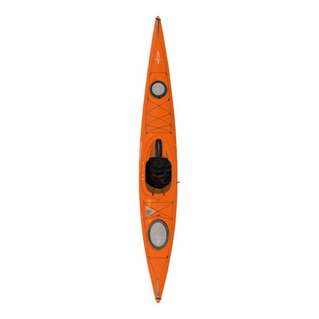 Dagger Stratos 14.5 Kayak orange top view