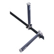 Eckla Folding Upright Kayak Roofrack Transport Bars attached to square roof rack