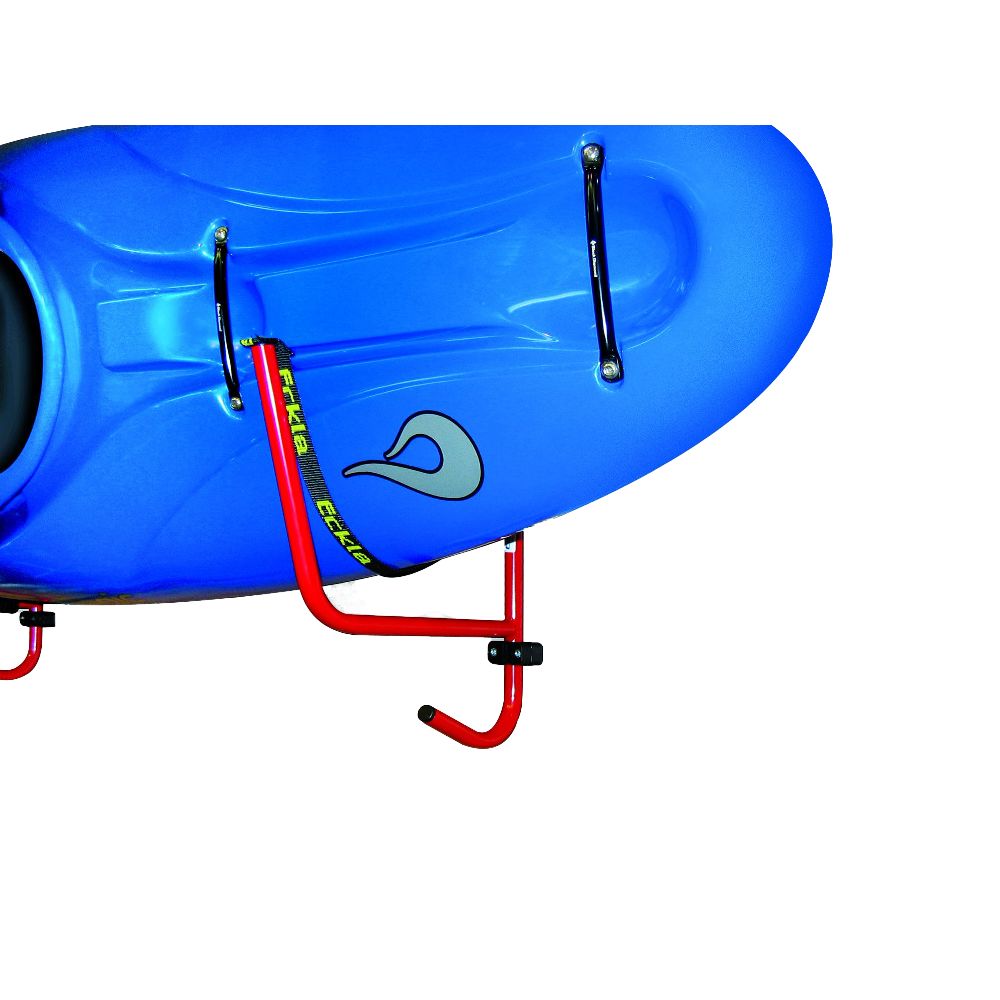 Eckla Kayak Wall Storage Rack showing paddle holder