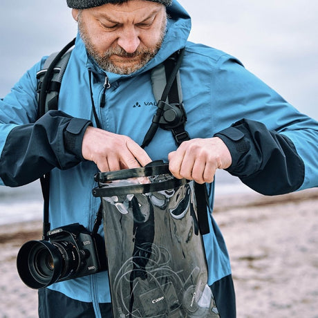 Fidlock Hermetic Dry Bag Mega with camera gear