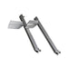 Aluminium Footrest long 260mm
