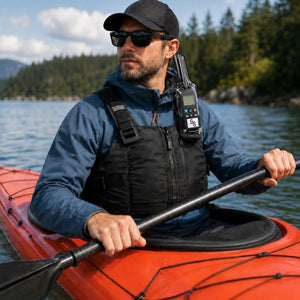 Gearlab VHF Pod Waterproof Case On PFD
