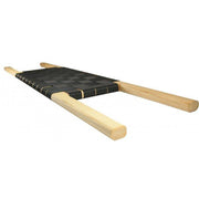 Canoe Seat Webbing/Wood Bow angled view