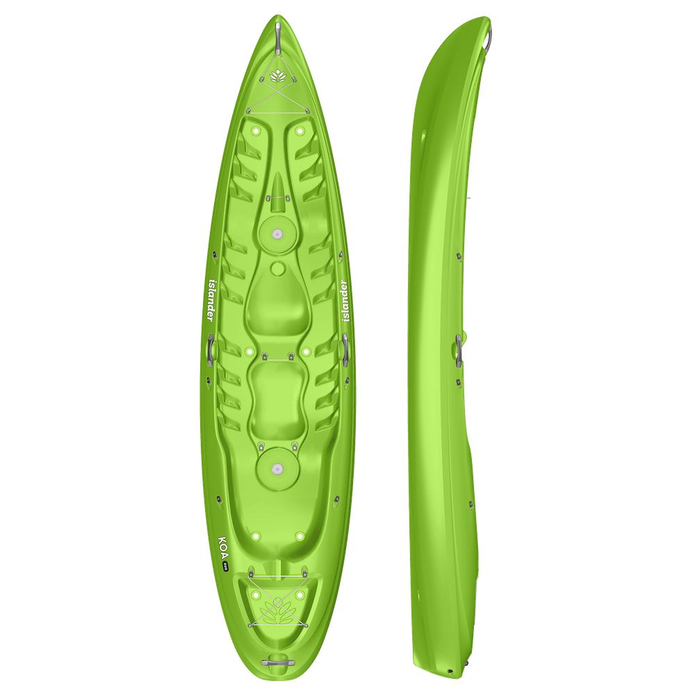 Islander Koa Duo Beach Sit-On-Top Kayak citrus