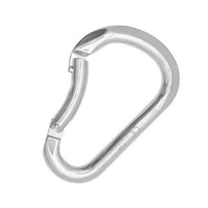 Kong Paddle Bent Gate Carabiner polish