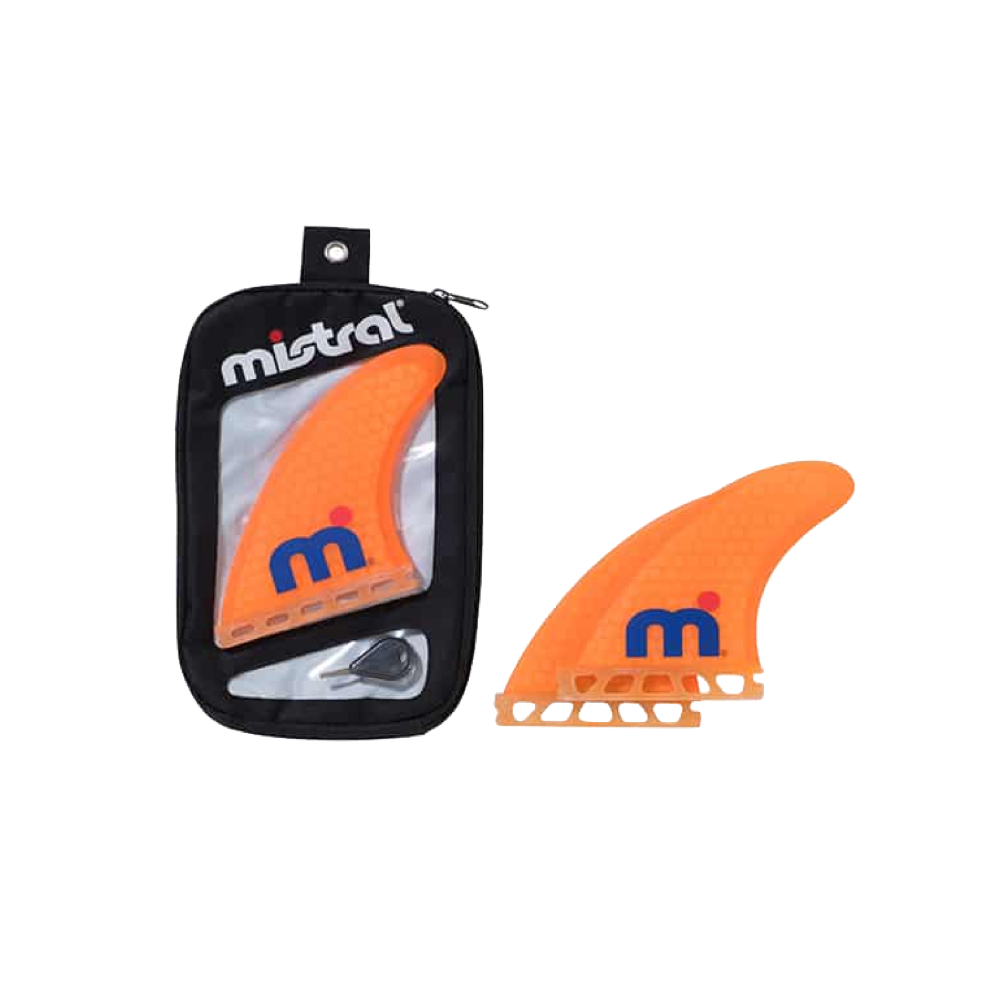 Mistral F5 SUP Thruster Fin Honeycomb Orange 3 pcs