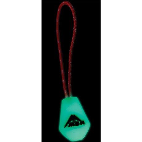 MSR Night Glow Zipper Pulls glowing