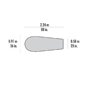 MSR Pro Bivy dimensions diagram