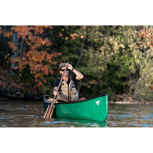 Nova Craft Canoe Prospector 14′ Solo TuffStuff on the lake