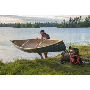 Nova Craft Canoe Prospector 14′ Solo TuffStuff in action by the lake