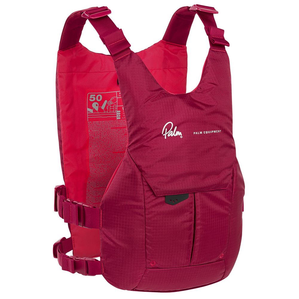 Palm Solo SUP Vest Buoyancy Aid PFD flame chilli