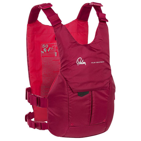 Palm Solo SUP Vest Buoyancy Aid PFD flame chilli
