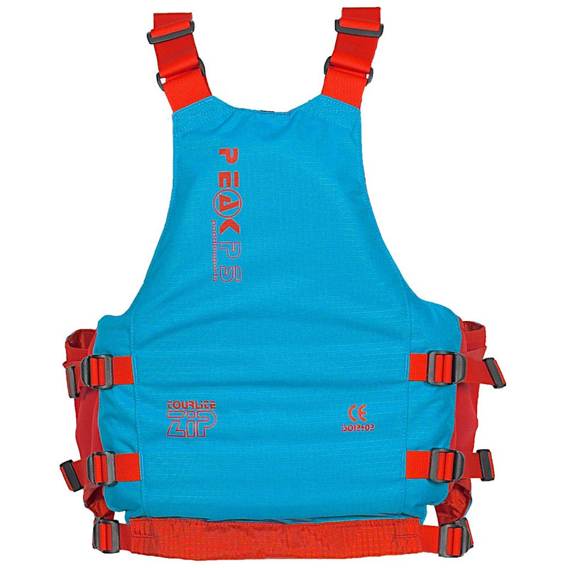Peak Tourlite Zip Ladies Buoyancy Aid Blue Back