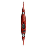 Perception Essence Sea Kayak red top view