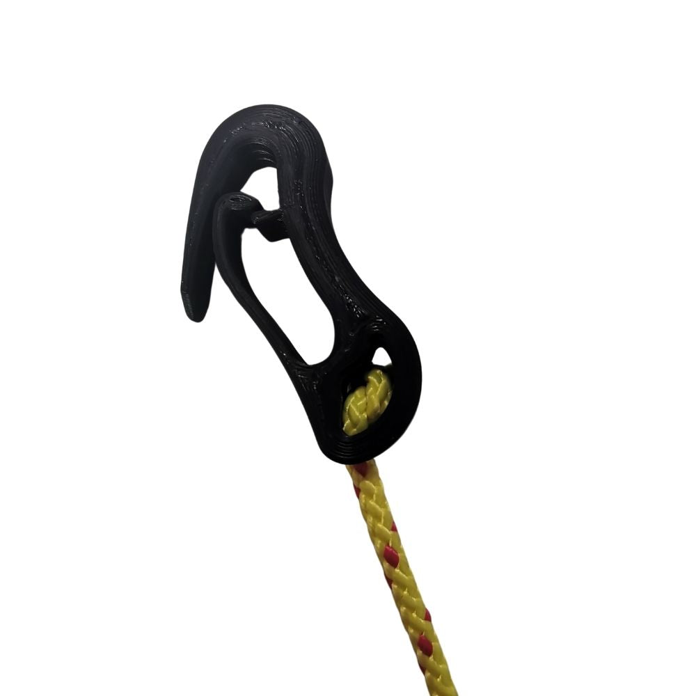 Sea Flow Plastic Carabiner With Rope