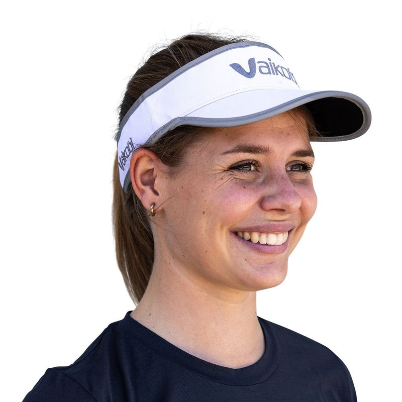 Vaikobi Performance Visor White On Head