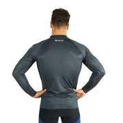 Vaikobi UV LS Rash Guard Charcoal Male Back