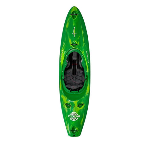 Dagger Code Action+ Whitewater Kayak green smoke top view
