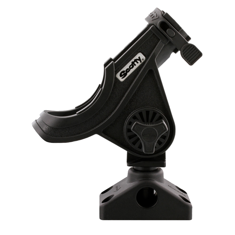 Scotty 280 Baitcaster/Spinning Rod Holder, Black w/241