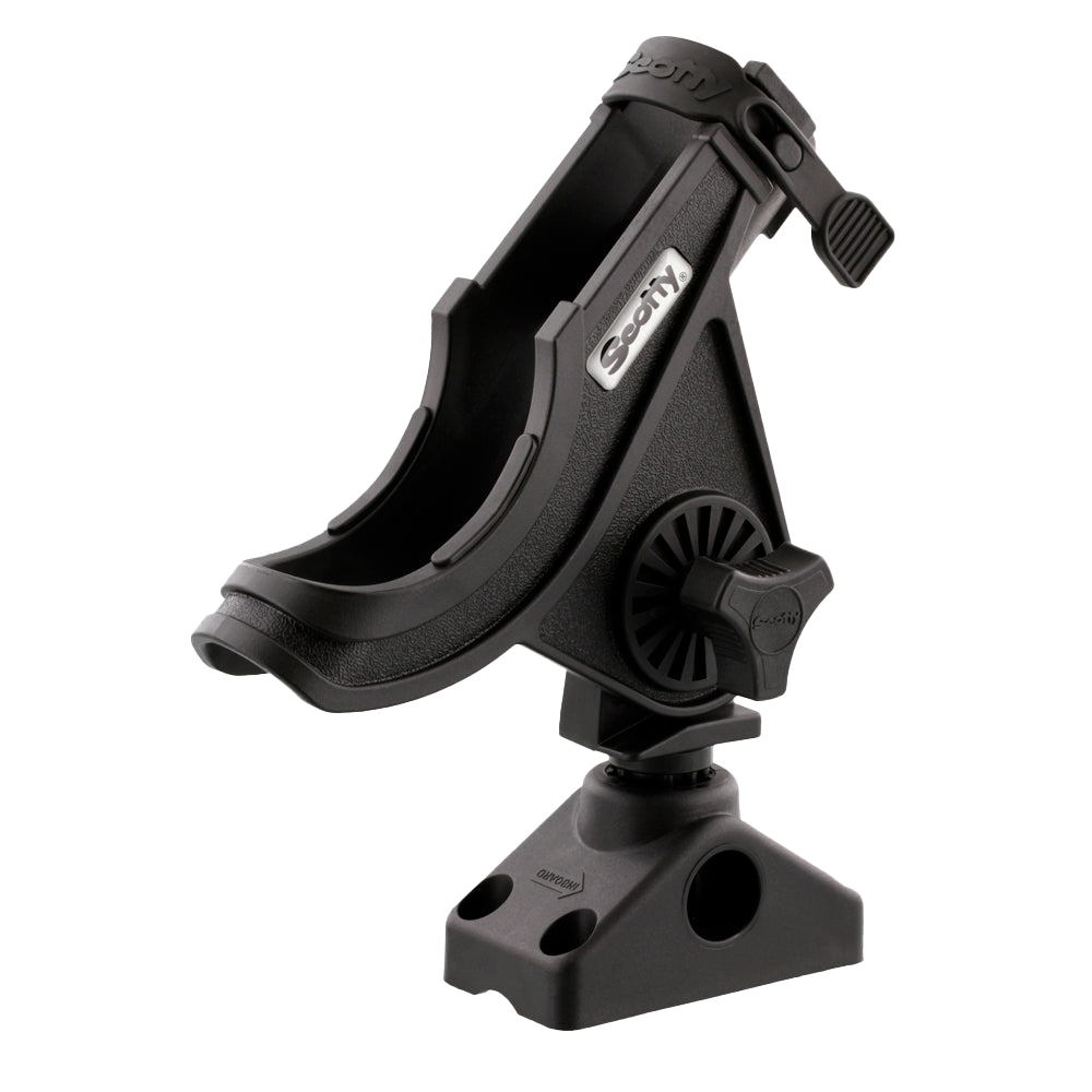Scotty 280 Baitcaster/Spinning Rod Holder, Black w/241