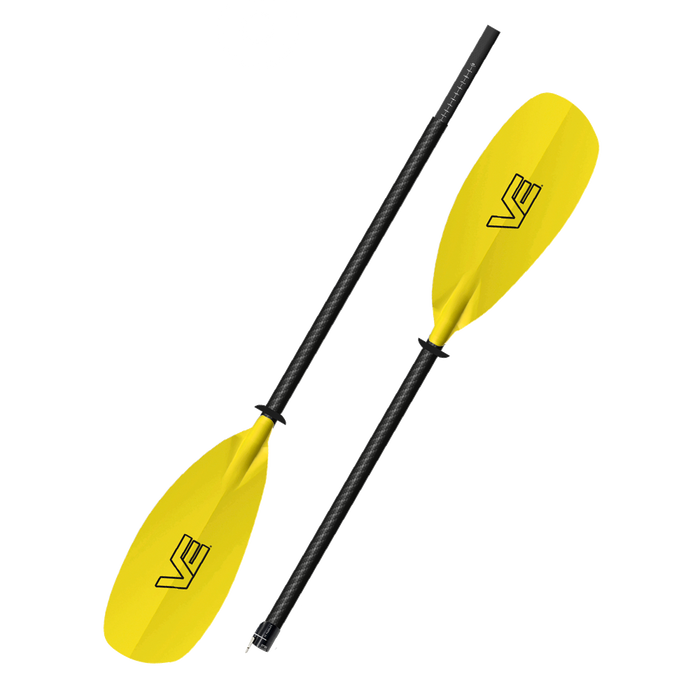 VE Explorer Glass Kayak Paddle - 2-Piece Carbon Shaft